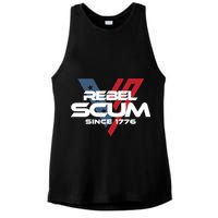Vivek2024 Rebel Scum Since 1776 Ladies PosiCharge Tri-Blend Wicking Tank