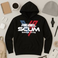 Vivek2024 Rebel Scum Since 1776 Hoodie