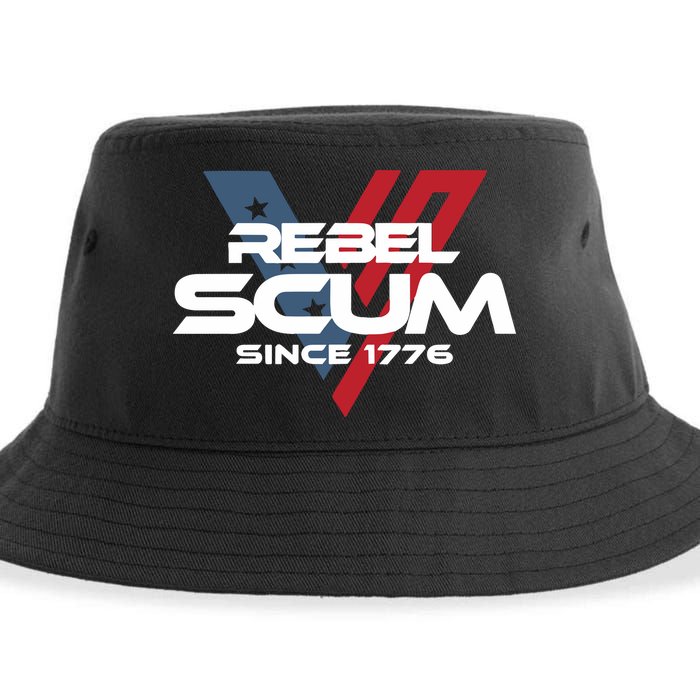 Vivek2024 Rebel Scum Since 1776 Sustainable Bucket Hat