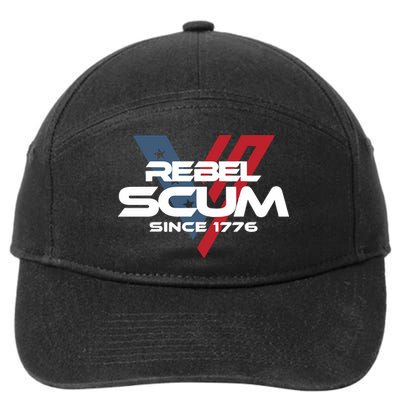 Vivek2024 Rebel Scum Since 1776 7-Panel Snapback Hat