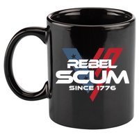 Vivek2024 Rebel Scum Since 1776 11oz C Handle Ceramic Mug