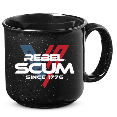 Vivek2024 Rebel Scum Since 1776 15oz Campfire Ceramic Mug