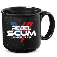 Vivek2024 Rebel Scum Since 1776 15oz Campfire Ceramic Mug