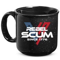 Vivek2024 Rebel Scum Since 1776 15oz Campfire Ceramic Mug
