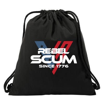 Vivek2024 Rebel Scum Since 1776 Drawstring Bag