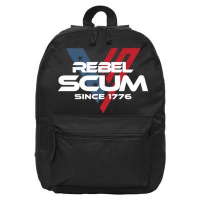 Vivek2024 Rebel Scum Since 1776 16 in Basic Backpack