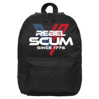 Vivek2024 Rebel Scum Since 1776 16 in Basic Backpack