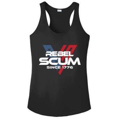 Vivek2024 Rebel Scum Since 1776 Ladies PosiCharge Competitor Racerback Tank