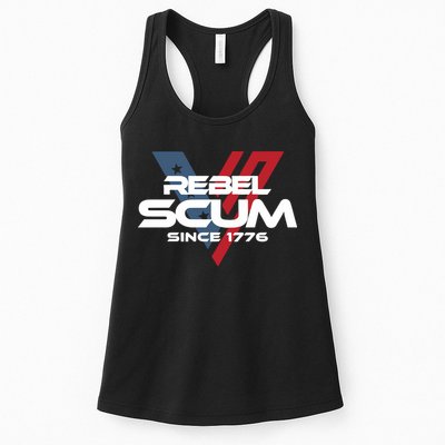 Vivek2024 Rebel Scum Since 1776 Womens Tank Top
