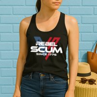 Vivek2024 Rebel Scum Since 1776 Womens Tank Top