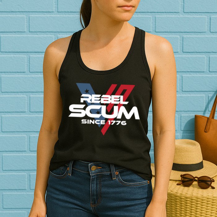 Vivek2024 Rebel Scum Since 1776 Womens Tank Top