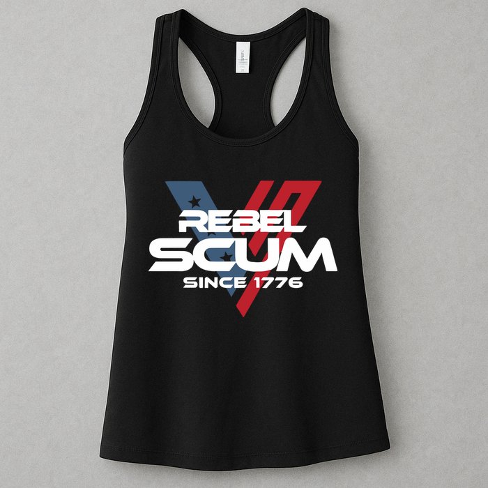 Vivek2024 Rebel Scum Since 1776 Womens Tank Top