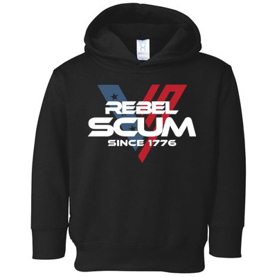 Vivek2024 Rebel Scum Since 1776 Toddler Hoodie