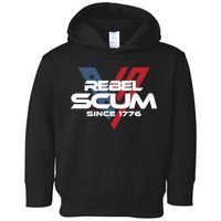 Vivek2024 Rebel Scum Since 1776 Toddler Hoodie