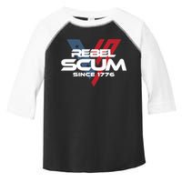 Vivek2024 Rebel Scum Since 1776 Toddler Fine Jersey T-Shirt