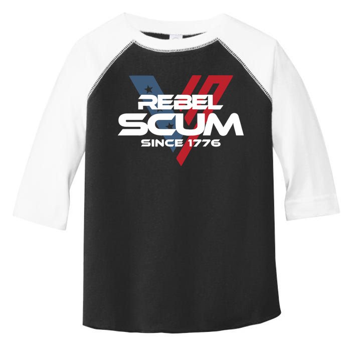 Vivek2024 Rebel Scum Since 1776 Toddler Fine Jersey T-Shirt