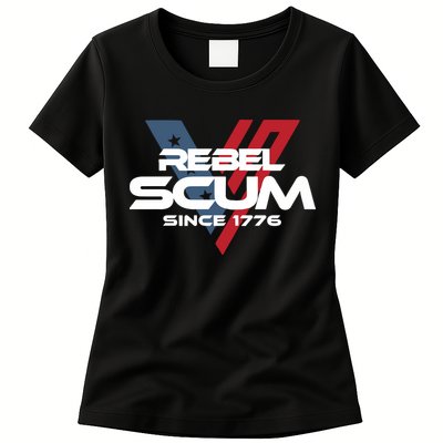 Vivek2024 Rebel Scum Since 1776 Womens T-Shirt