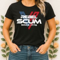 Vivek2024 Rebel Scum Since 1776 Womens T-Shirt