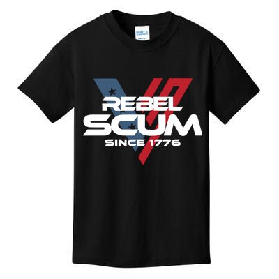 Vivek2024 Rebel Scum Since 1776 Kids T-Shirt