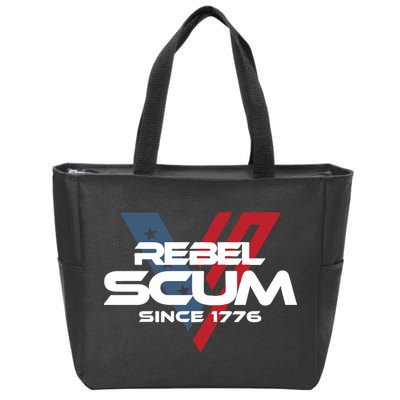 Vivek2024 Rebel Scum Since 1776 Zip Tote Bag