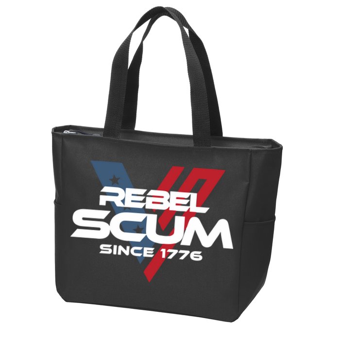 Vivek2024 Rebel Scum Since 1776 Zip Tote Bag