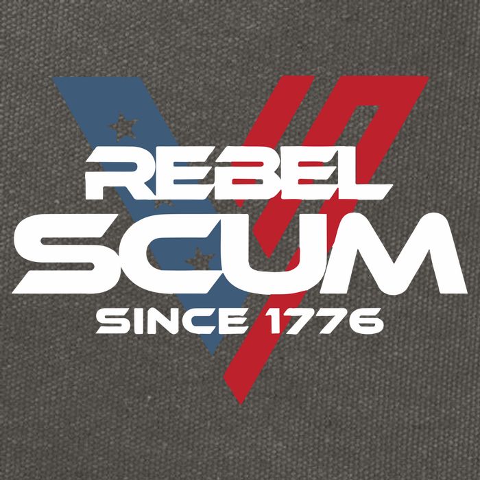 Vivek2024 Rebel Scum Since 1776 Cotton Canvas Backpack