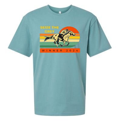 Vintage Racing Seize The Grey Betting Sueded Cloud Jersey T-Shirt