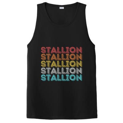 Vintage Retro Stallion PosiCharge Competitor Tank