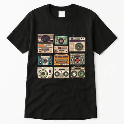 Vintage Radio Sets Tall T-Shirt