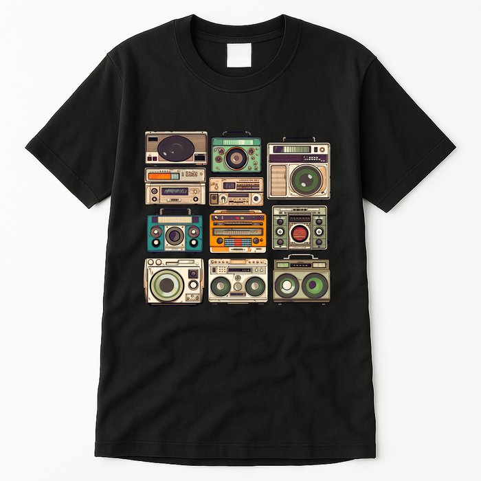 Vintage Radio Sets Tall T-Shirt