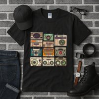 Vintage Radio Sets Tall T-Shirt