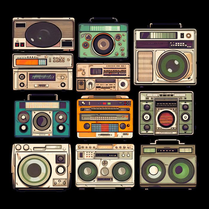 Vintage Radio Sets Tall T-Shirt