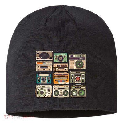 Vintage Radio Sets Sustainable Beanie