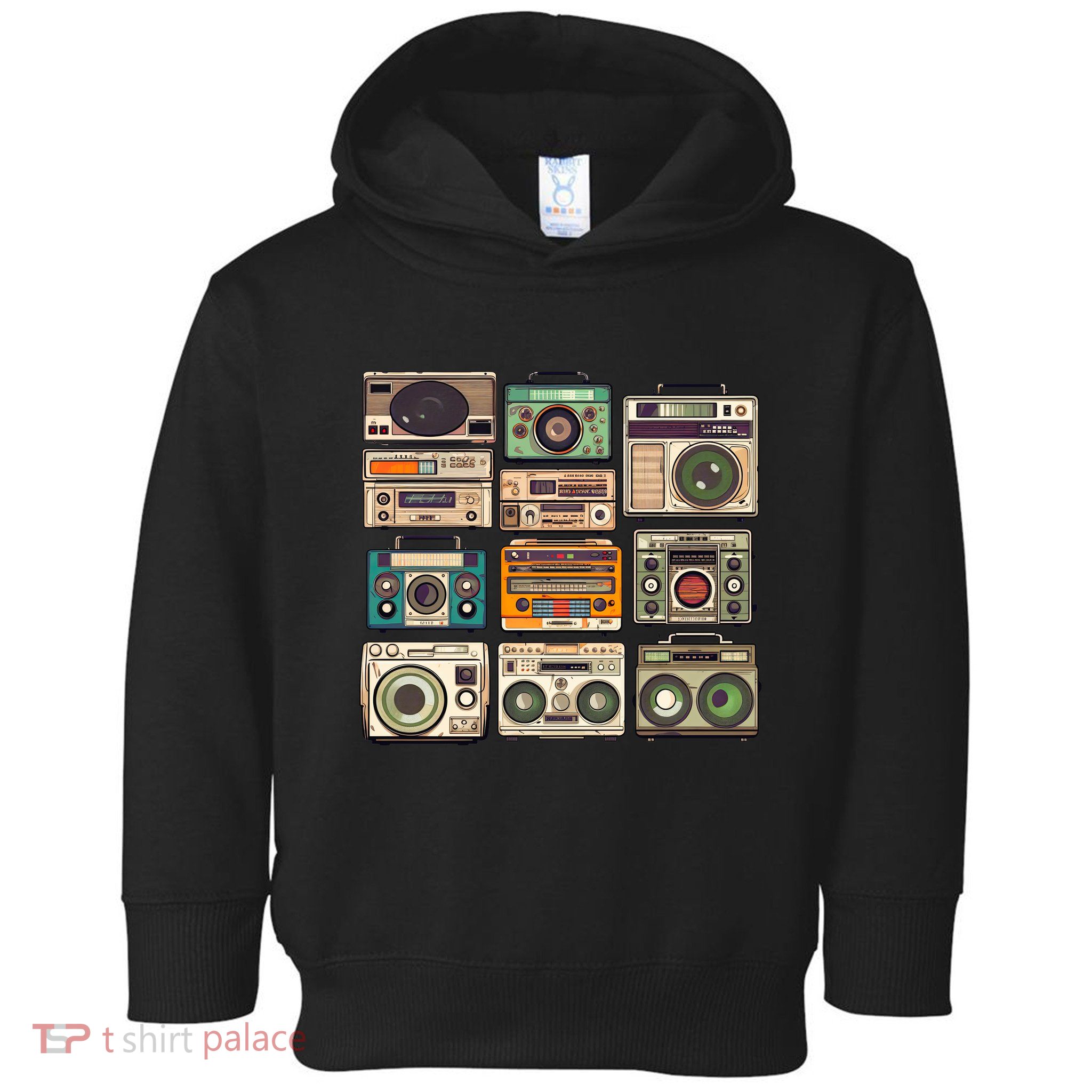 Vintage Radio Sets Toddler Hoodie