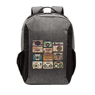 Vintage Radio Sets Vector Backpack