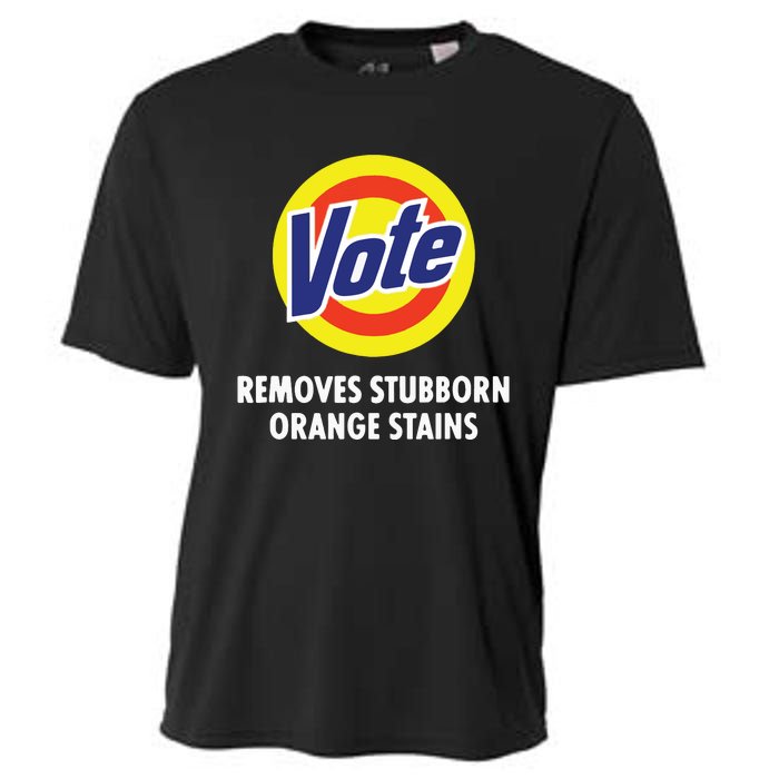 Vote Removes Stubborn Orange Stains Funny Antitrump Cooling Performance Crew T-Shirt