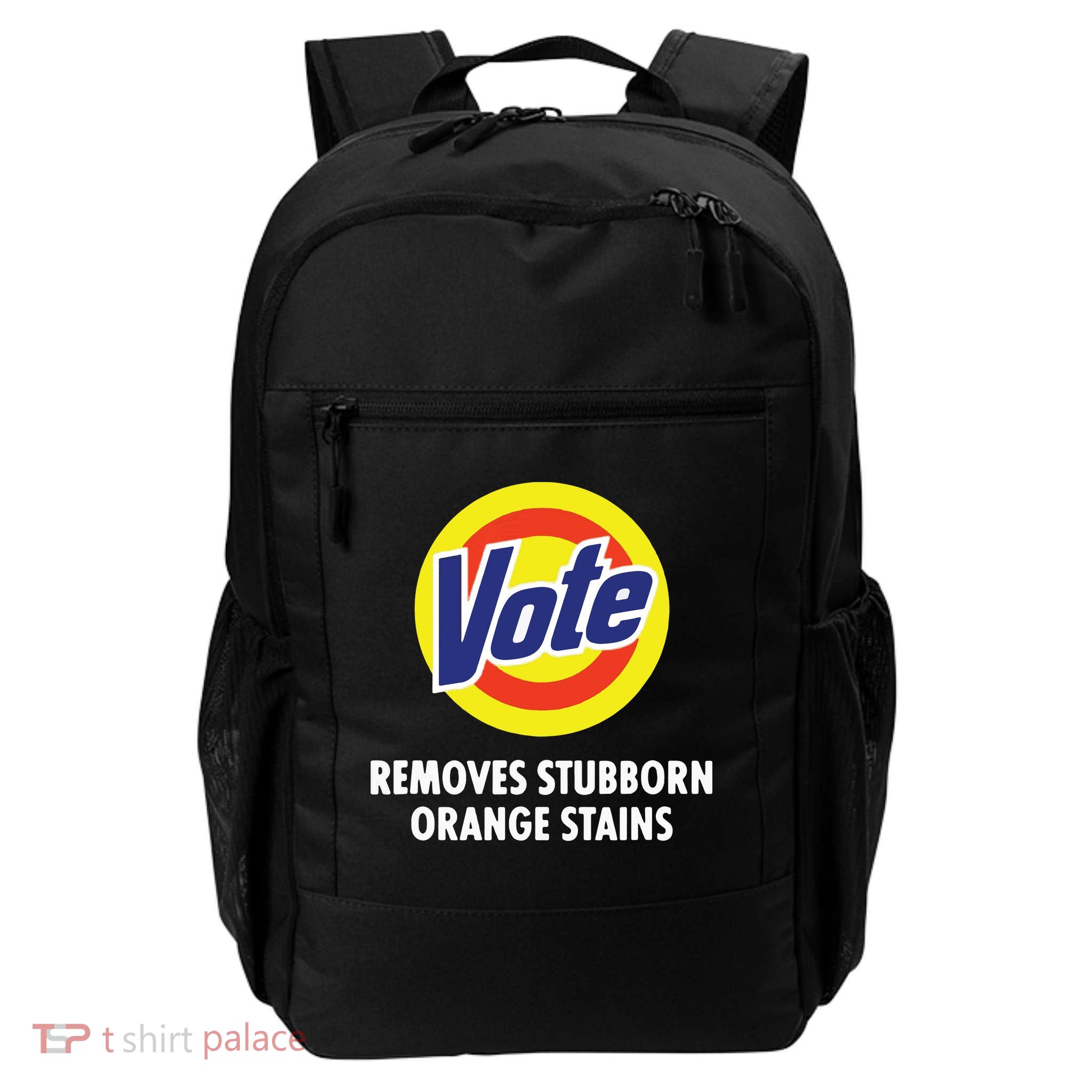 Vote Removes Stubborn Orange Stains Funny Antitrump Daily Commute Backpack