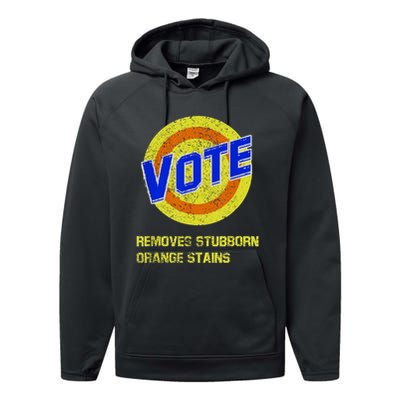 Vote Removes Stubborn Orange Stains Performance Fleece Hoodie