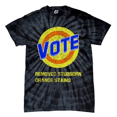 Vote Removes Stubborn Orange Stains Tie-Dye T-Shirt