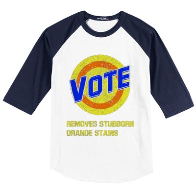 Vote Removes Stubborn Orange Stains Baseball Sleeve Shirt