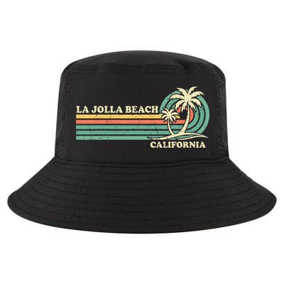 Vintage Retro Summer Vacation California La Jolla Beach Cool Comfort Performance Bucket Hat
