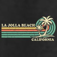 Vintage Retro Summer Vacation California La Jolla Beach Hat