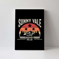 Vintage Retro Sunnyvale Trailer Park Canvas