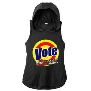 Vote Removes Stubborn Orange Stains 2024 Ladies PosiCharge Tri-Blend Wicking Draft Hoodie Tank