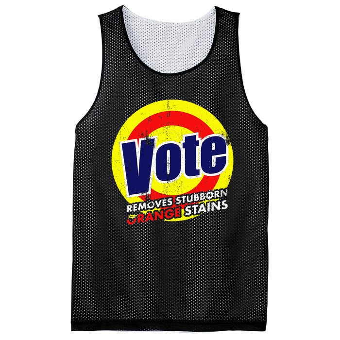 Vote Removes Stubborn Orange Stains 2024 Mesh Reversible Basketball Jersey Tank