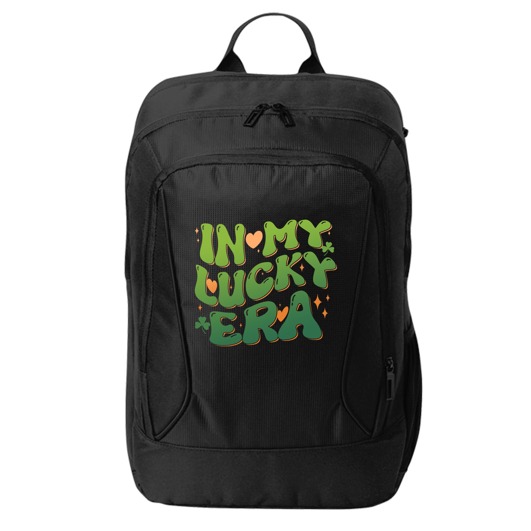 Vintage Retro St Patricks Day In My Lucky Era City Backpack
