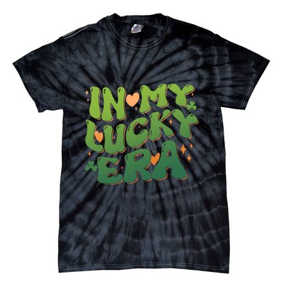 Vintage Retro St Patricks Day In My Lucky Era Tie-Dye T-Shirt
