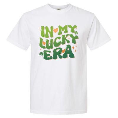 Vintage Retro St Patricks Day In My Lucky Era Garment-Dyed Heavyweight T-Shirt