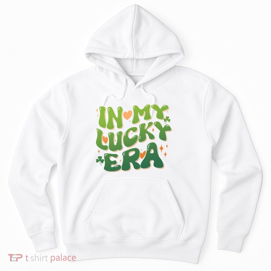 Vintage Retro St Patricks Day In My Lucky Era Hoodie