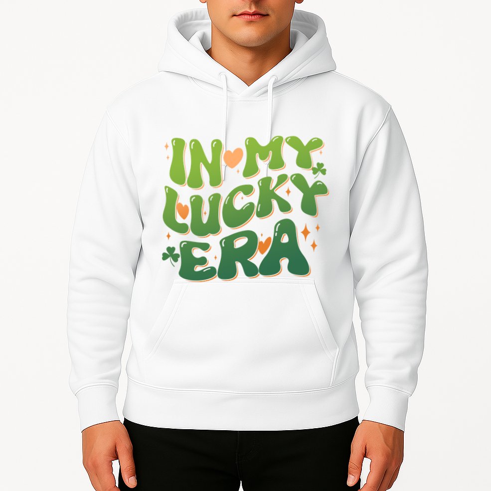 Vintage Retro St Patricks Day In My Lucky Era Hoodie
